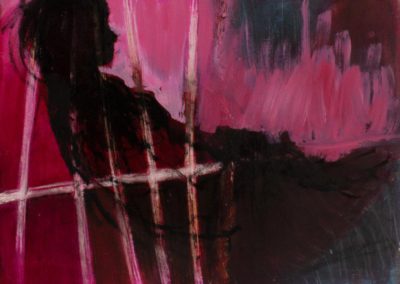 Λάδι σε ξύλο, διαστάσεις : 42 Χ 32εκ.