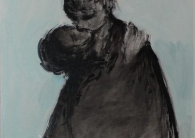 Λάδι σε χαρτί διαστάσεις: 46 Χ 38 εκ.