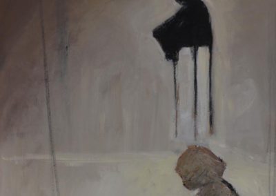 oil on canvas dimensions: 110 Χ 50 cm.